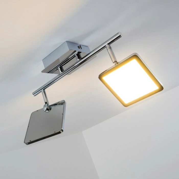 Hofstein Monteria Deckenleuchte LED Chrom, 2-flammig 10 Hofstein Monteria Deckenleuchte LED Chrom, 2-flammig – Bild 10