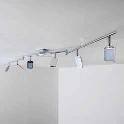 Hofstein Moosonee Deckenleuchte LED Chrom, 6-flammig -Bürolampen Verkäufe moosonee deckenleuchte h3009642 10