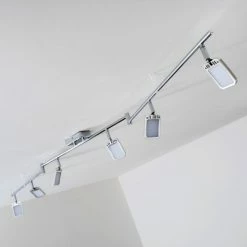 Hofstein Moosonee Deckenleuchte LED Chrom, 6-flammig -Bürolampen Verkäufe moosonee deckenleuchte h3009642 15