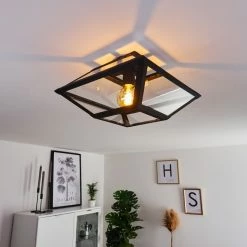 Hofstein Moraira Deckenleuchte Schwarz, 1-flammig 19 Hofstein Moraira Deckenleuchte Schwarz, 1-flammig -Bürolampen Verkäufe moraira deckenleuchte h3368862 2