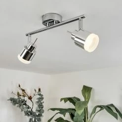 Hofstein Morges Deckenleuchte LED Chrom, 2-flammig 19 Hofstein Morges Deckenleuchte LED Chrom, 2-flammig -Bürolampen Verkäufe morges deckenleuchte h3446973 6