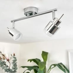 Hofstein Morges Deckenleuchte LED Chrom, 2-flammig 22 Hofstein Morges Deckenleuchte LED Chrom, 2-flammig -Bürolampen Verkäufe morges deckenleuchte h3446973 9