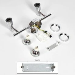 Hofstein Morges Deckenleuchte LED Chrom, 2-flammig 16 Hofstein Morges Deckenleuchte LED Chrom, 2-flammig -Bürolampen Verkäufe morges deckenleuchte h3458624 4