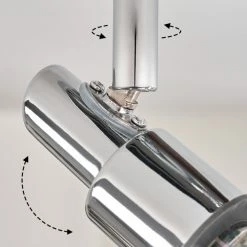 Hofstein Morges Deckenleuchte LED Chrom, 2-flammig 17 Hofstein Morges Deckenleuchte LED Chrom, 2-flammig -Bürolampen Verkäufe morges deckenleuchte h3458624 5