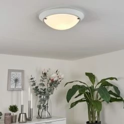 Hofstein Morges Deckenleuchte Weiß, 1-flammig -Bürolampen Verkäufe morges deckenleuchte h3547311 6