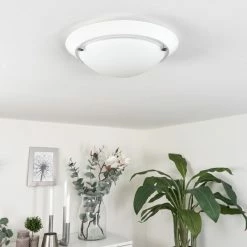 Hofstein Morges Deckenleuchte Weiß, 1-flammig -Bürolampen Verkäufe morges deckenleuchte h3547311 9