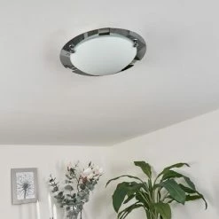 Hofstein Morges Deckenleuchte Chrom, 1-flammig -Bürolampen Verkäufe morges deckenleuchte h3547328 1