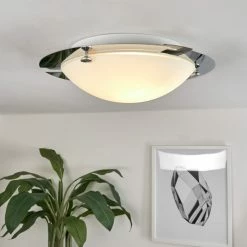 Hofstein Morges Deckenleuchte Chrom, 1-flammig -Bürolampen Verkäufe morges deckenleuchte h3547328 10