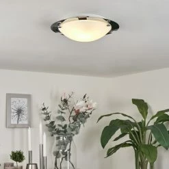 Hofstein Morges Deckenleuchte Chrom, 1-flammig -Bürolampen Verkäufe morges deckenleuchte h3547328 6