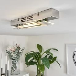 Hofstein Morges Deckenleuchte LED Chrom, 1-flammig 16 Hofstein Morges Deckenleuchte LED Chrom, 1-flammig -Bürolampen Verkäufe morges deckenleuchte h3551523 6