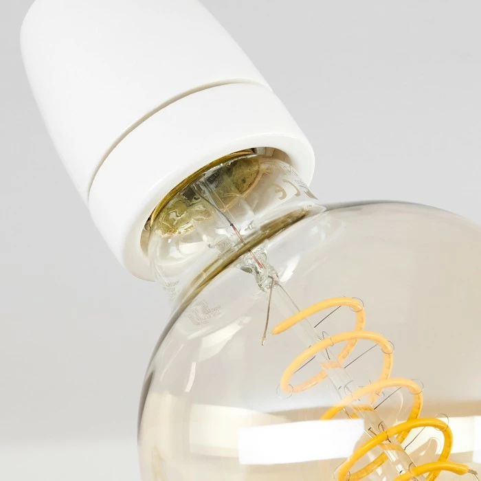 Hofstein Musland Deckenleuchte Chrom, Weiß, 1-flammig 3 Hofstein Musland Deckenleuchte Chrom, Weiß, 1-flammig – Bild 3