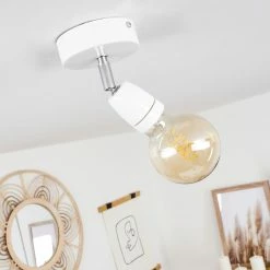 Hofstein Musland Deckenleuchte Chrom, Weiß, 1-flammig 19 Hofstein Musland Deckenleuchte Chrom, Weiß, 1-flammig -Bürolampen Verkäufe musland deckenleuchte h3430941 9