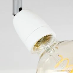 Hofstein Musland Deckenleuchte Chrom, Braun, 1-flammig -Bürolampen Verkäufe musland deckenleuchte h3430989 2