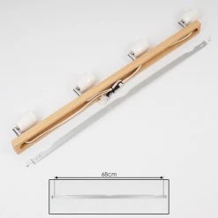 Hofstein Musland Deckenleuchte Chrom, Braun, 4-flammig 14 Hofstein Musland Deckenleuchte Chrom, Braun, 4-flammig -Bürolampen Verkäufe musland deckenleuchte h3431320 4