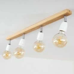 Hofstein Musland Deckenleuchte Chrom, Braun, 4-flammig 17 Hofstein Musland Deckenleuchte Chrom, Braun, 4-flammig -Bürolampen Verkäufe musland deckenleuchte h3431320 7