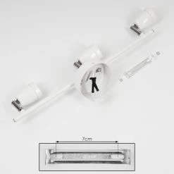 Hofstein Musland Deckenleuchte Chrom, Weiß, 3-flammig 14 Hofstein Musland Deckenleuchte Chrom, Weiß, 3-flammig -Bürolampen Verkäufe musland deckenleuchte h3431450 4