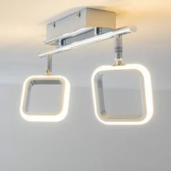 Hofstein Myto Deckenspot LED Chrom, 2-flammig 28 Hofstein Myto Deckenspot LED Chrom, 2-flammig -Bürolampen Verkäufe myto deckenspot h166803 10