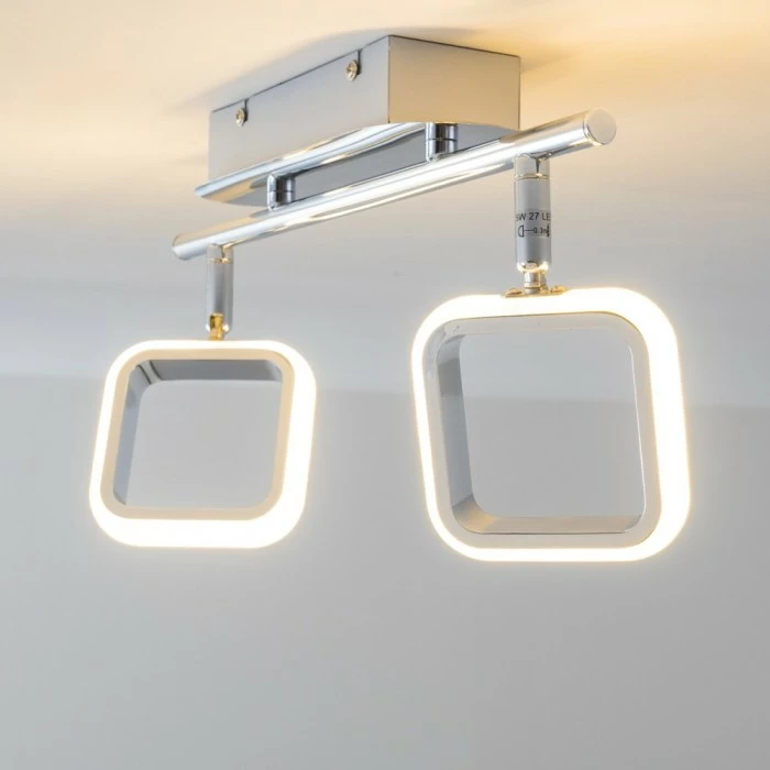 Hofstein Myto Deckenspot LED Chrom, 2-flammig 11 Hofstein Myto Deckenspot LED Chrom, 2-flammig – Bild 11