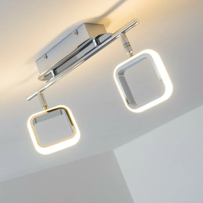 Hofstein Myto Deckenspot LED Chrom, 2-flammig 12 Hofstein Myto Deckenspot LED Chrom, 2-flammig – Bild 12