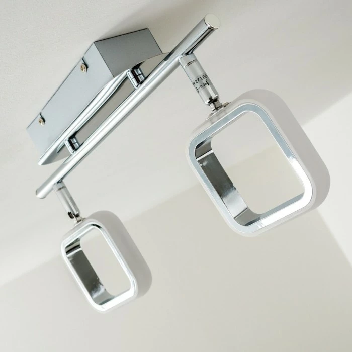 Hofstein Myto Deckenspot LED Chrom, 2-flammig 13 Hofstein Myto Deckenspot LED Chrom, 2-flammig – Bild 13