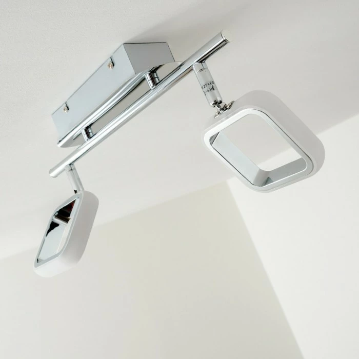 Hofstein Myto Deckenspot LED Chrom, 2-flammig 14 Hofstein Myto Deckenspot LED Chrom, 2-flammig – Bild 14