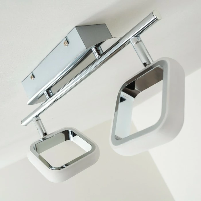 Hofstein Myto Deckenspot LED Chrom, 2-flammig 15 Hofstein Myto Deckenspot LED Chrom, 2-flammig – Bild 15