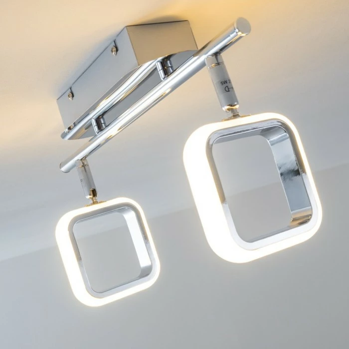 Hofstein Myto Deckenspot LED Chrom, 2-flammig 17 Hofstein Myto Deckenspot LED Chrom, 2-flammig – Bild 17