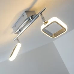 Hofstein Myto Deckenspot LED Chrom, 2-flammig 35 Hofstein Myto Deckenspot LED Chrom, 2-flammig -Bürolampen Verkäufe myto deckenspot h166803 17