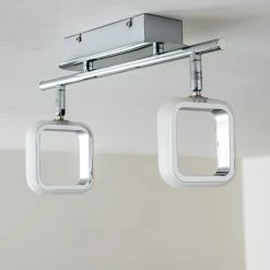 Hofstein Myto Deckenspot LED Chrom, 2-flammig 20 Hofstein Myto Deckenspot LED Chrom, 2-flammig -Bürolampen Verkäufe myto deckenspot h166803 2