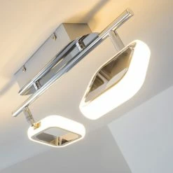 Hofstein Myto Deckenspot LED Chrom, 2-flammig 26 Hofstein Myto Deckenspot LED Chrom, 2-flammig -Bürolampen Verkäufe myto deckenspot h166803 8