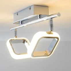 Hofstein Myto Deckenspot LED Chrom, 2-flammig 27 Hofstein Myto Deckenspot LED Chrom, 2-flammig -Bürolampen Verkäufe myto deckenspot h166803 9