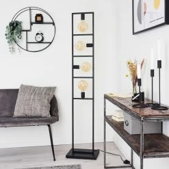 Hofstein Nanbong Stehleuchte Schwarz, 4-flammig -Bürolampen Verkäufe nanbong stehleuchte h3409657 10