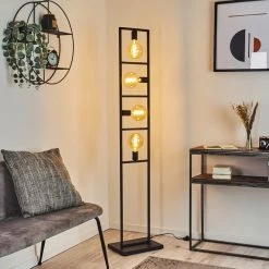 Hofstein Nanbong Stehleuchte Schwarz, 4-flammig -Bürolampen Verkäufe nanbong stehleuchte h3409657 8