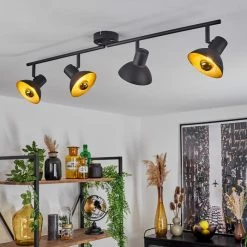 Hofstein Neiden Deckenleuchte Schwarz-Gold, 4-flammig 20 Hofstein Neiden Deckenleuchte Schwarz-Gold, 4-flammig -Bürolampen Verkäufe neiden deckenleuchte h3092507 do1 6