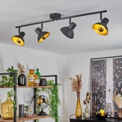 Hofstein Neiden Deckenleuchte Schwarz-Gold, 4-flammig 22 Hofstein Neiden Deckenleuchte Schwarz-Gold, 4-flammig -Bürolampen Verkäufe neiden deckenleuchte h3092507 do1 8