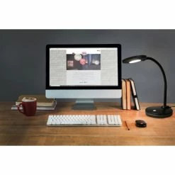 Nino Leuchten CARMEN Tischleuchte LED Silber, 1-flammig -Bürolampen Verkäufe nino leuchten carmen tischleuchte 52290102 1