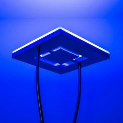 Hofstein Notigi Deckenfluter LED Nickel-Matt, 2-flammig, Fernbedienung, Farbwechsler -Bürolampen Verkäufe notigi deckenfluter h000632 21