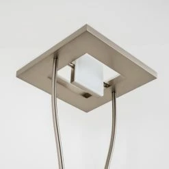 Hofstein Notigi Deckenfluter LED Nickel-Matt, 2-flammig, Fernbedienung, Farbwechsler -Bürolampen Verkäufe notigi deckenfluter h000632 28