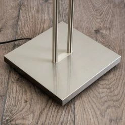 Hofstein Notigi Deckenfluter LED Nickel-Matt, 2-flammig, Fernbedienung, Farbwechsler -Bürolampen Verkäufe notigi deckenfluter h000632 31