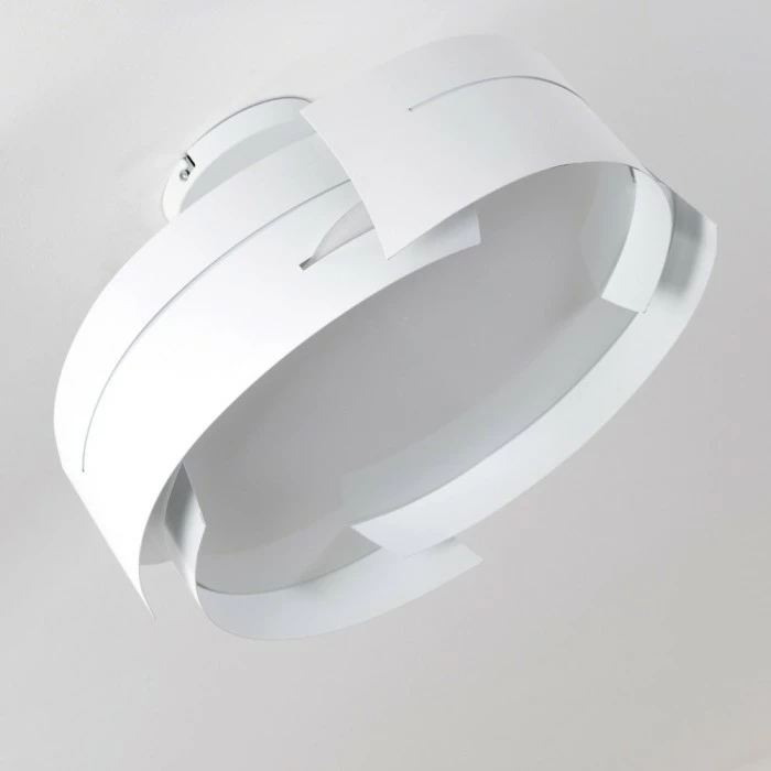 Hofstein Novara Deckenleuchte Weiß, 3-flammig 11 Hofstein Novara Deckenleuchte Weiß, 3-flammig – Bild 11