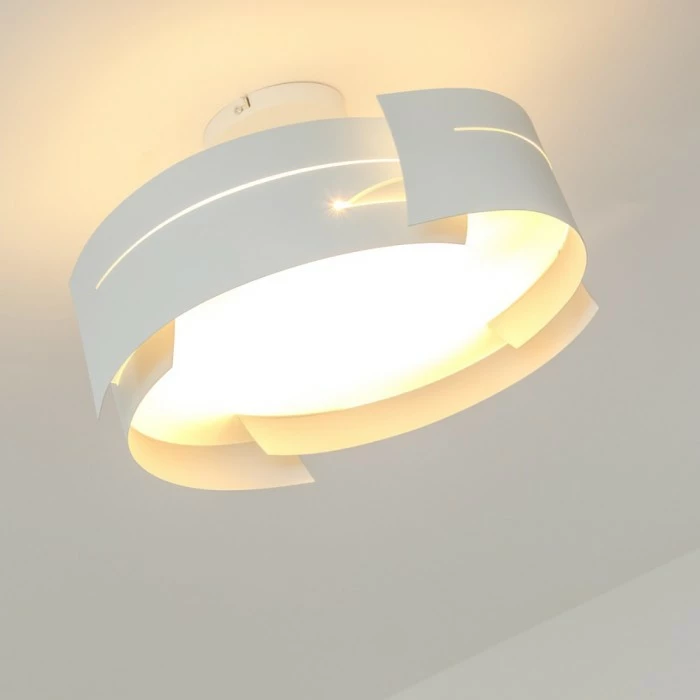 Hofstein Novara Deckenleuchte Weiß, 3-flammig 14 Hofstein Novara Deckenleuchte Weiß, 3-flammig – Bild 14