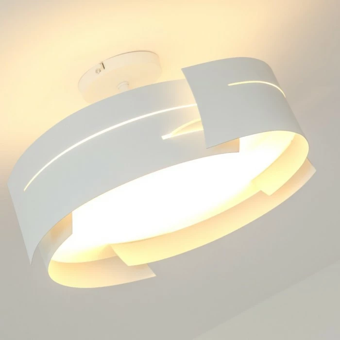 Hofstein Novara Deckenleuchte Weiß, 3-flammig 8 Hofstein Novara Deckenleuchte Weiß, 3-flammig – Bild 8