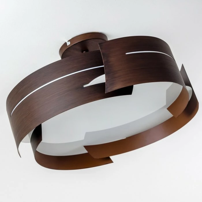 Hofstein Novara Deckenleuchte Braun, 3-flammig 11 Hofstein Novara Deckenleuchte Braun, 3-flammig – Bild 11