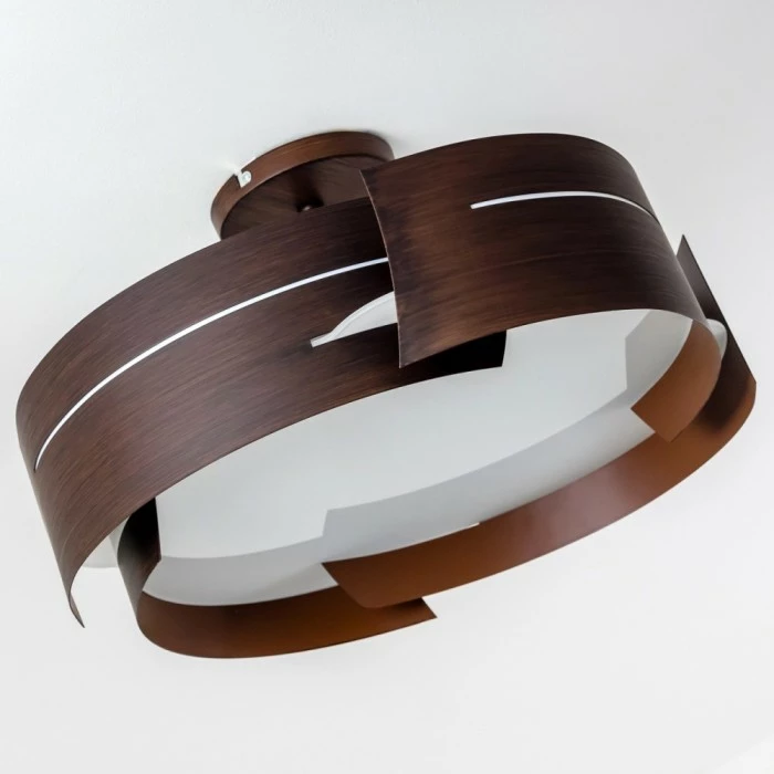 Hofstein Novara Deckenleuchte Braun, 3-flammig 15 Hofstein Novara Deckenleuchte Braun, 3-flammig – Bild 15