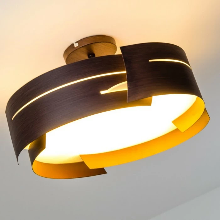 Hofstein Novara Deckenleuchte Braun, 3-flammig 16 Hofstein Novara Deckenleuchte Braun, 3-flammig – Bild 16