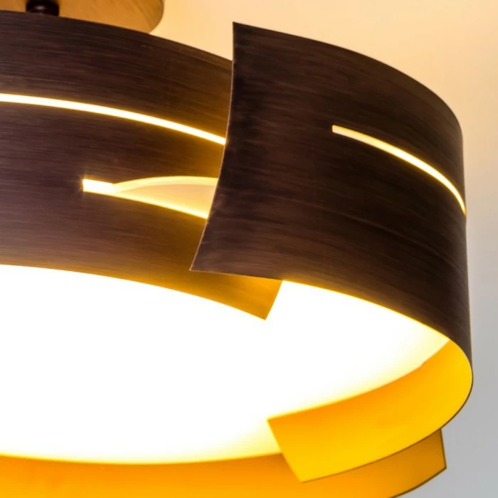 Hofstein Novara Deckenleuchte Braun, 3-flammig 8 Hofstein Novara Deckenleuchte Braun, 3-flammig – Bild 8