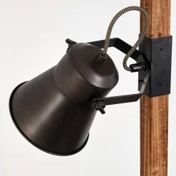 Hofstein Oksbol Stehleuchte Grau, Dunkelbraun, Stahl gebürstet, 2-flammig -Bürolampen Verkäufe oksbol stehleuchte h3350362 11