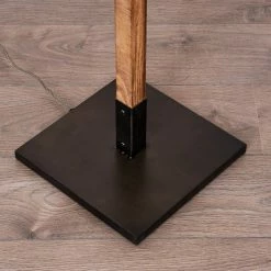 Hofstein Oksbol Stehleuchte Grau, Dunkelbraun, Stahl gebürstet, 2-flammig -Bürolampen Verkäufe oksbol stehleuchte h3350362 4