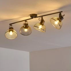 Hofstein Oksevej Deckenleuchte Silber, 4-flammig 25 Hofstein Oksevej Deckenleuchte Silber, 4-flammig -Bürolampen Verkäufe oksevej deckenleuchte h3350669 4