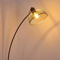 Hofstein Oksevej Stehleuchte Chrom, 1-flammig -Bürolampen Verkäufe oksevej stehleuchte h3348840 3